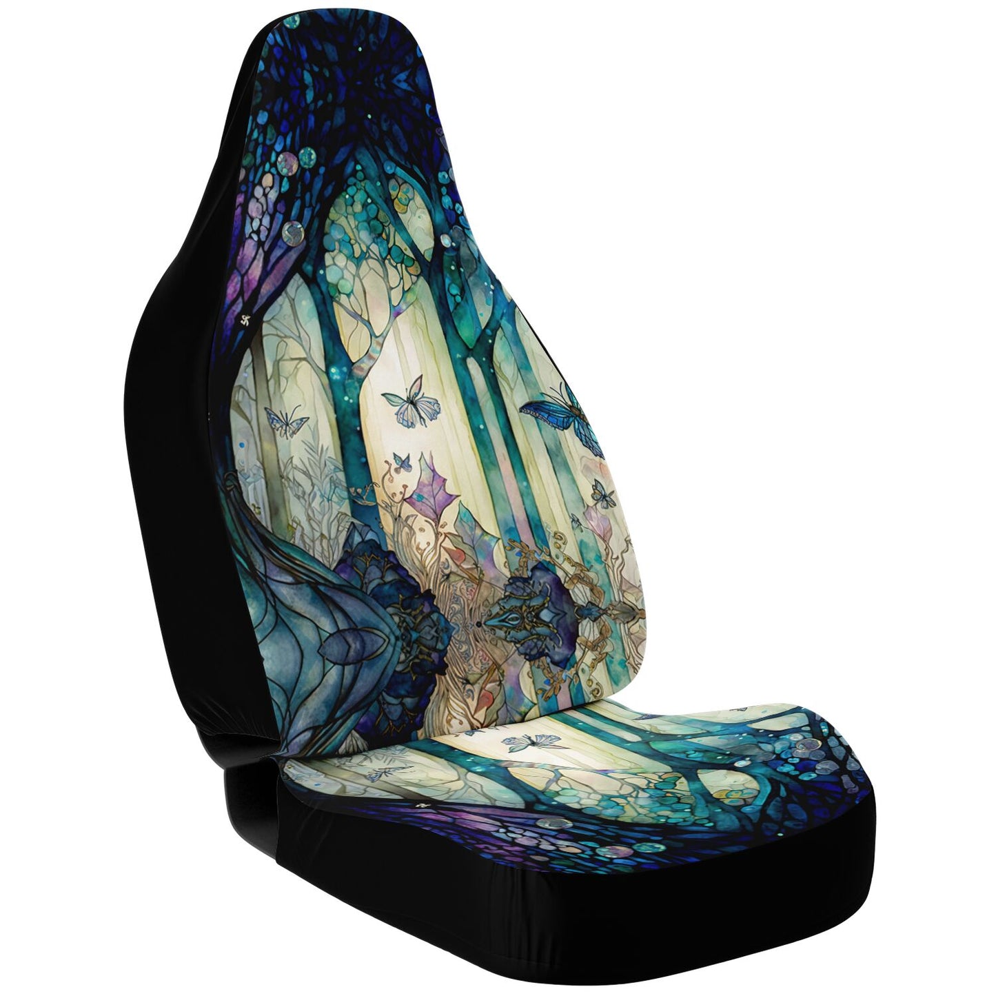Enchanted Lake Car Seat Cover - Front Seat Cover or Full Set Front and Back Seat Cover Universal Fit