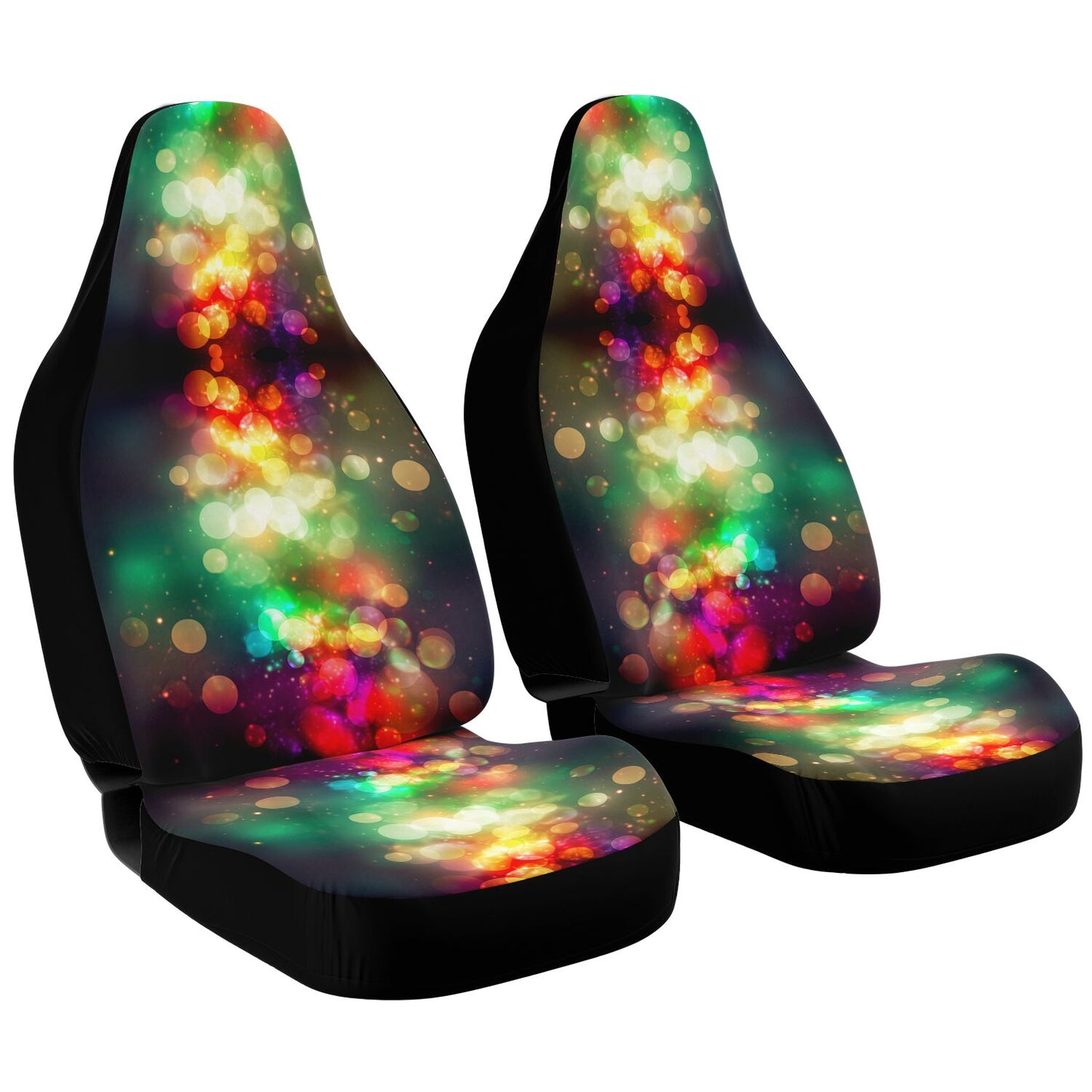 Sparkle Shimmer Car Seat Cover - Front Seat Cover or Full Set Front and Back Seat Cover Front Seat Cover Universal Fit