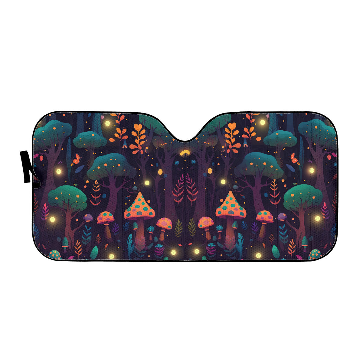 Whimsical Mushroom Forest Auto Sun Shade - Car Shades for Vehicle Windscreen Shield Sun Covers