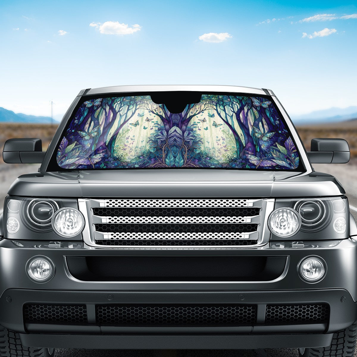 Enchanted Lake Auto Sun Shade - Car Shades for Vehicle Windscreen Shield Sun Covers