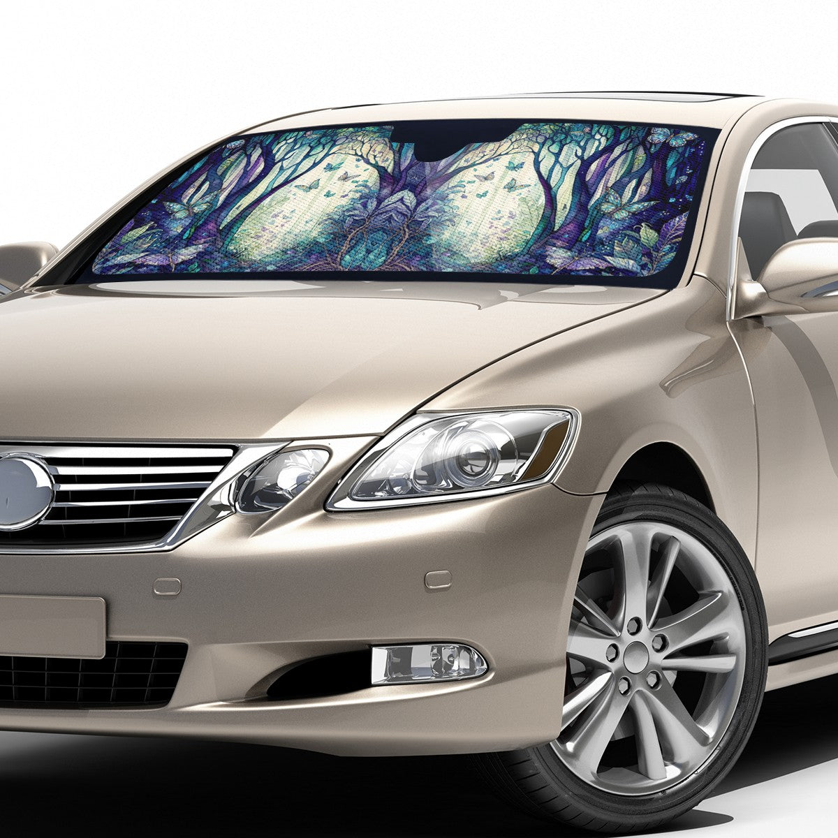 Enchanted Lake Auto Sun Shade - Car Shades for Vehicle Windscreen Shield Sun Covers