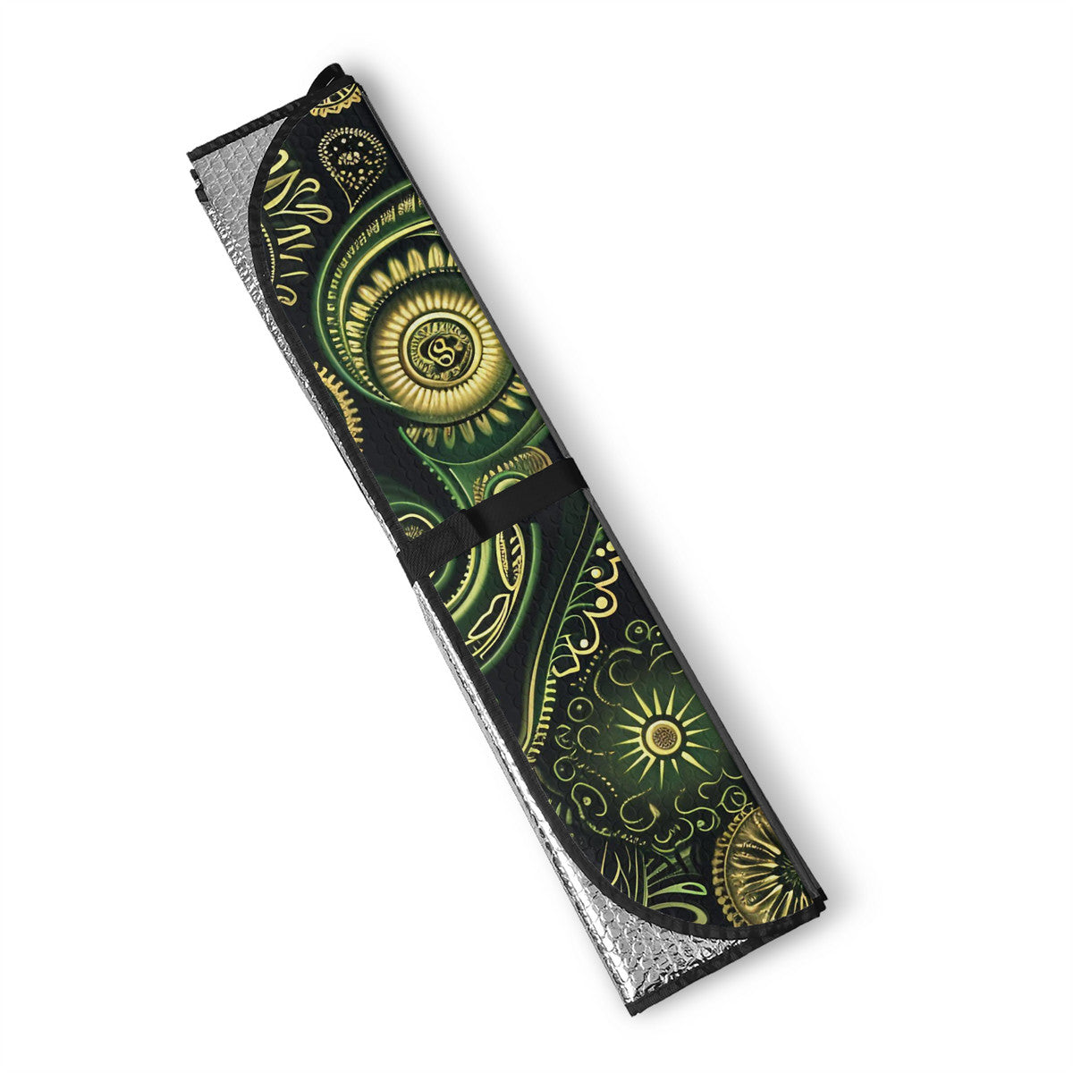 Paisley Vintage Green Auto Sun Shade - Car Shades for Vehicle Windscreen Shield Sun Covers
