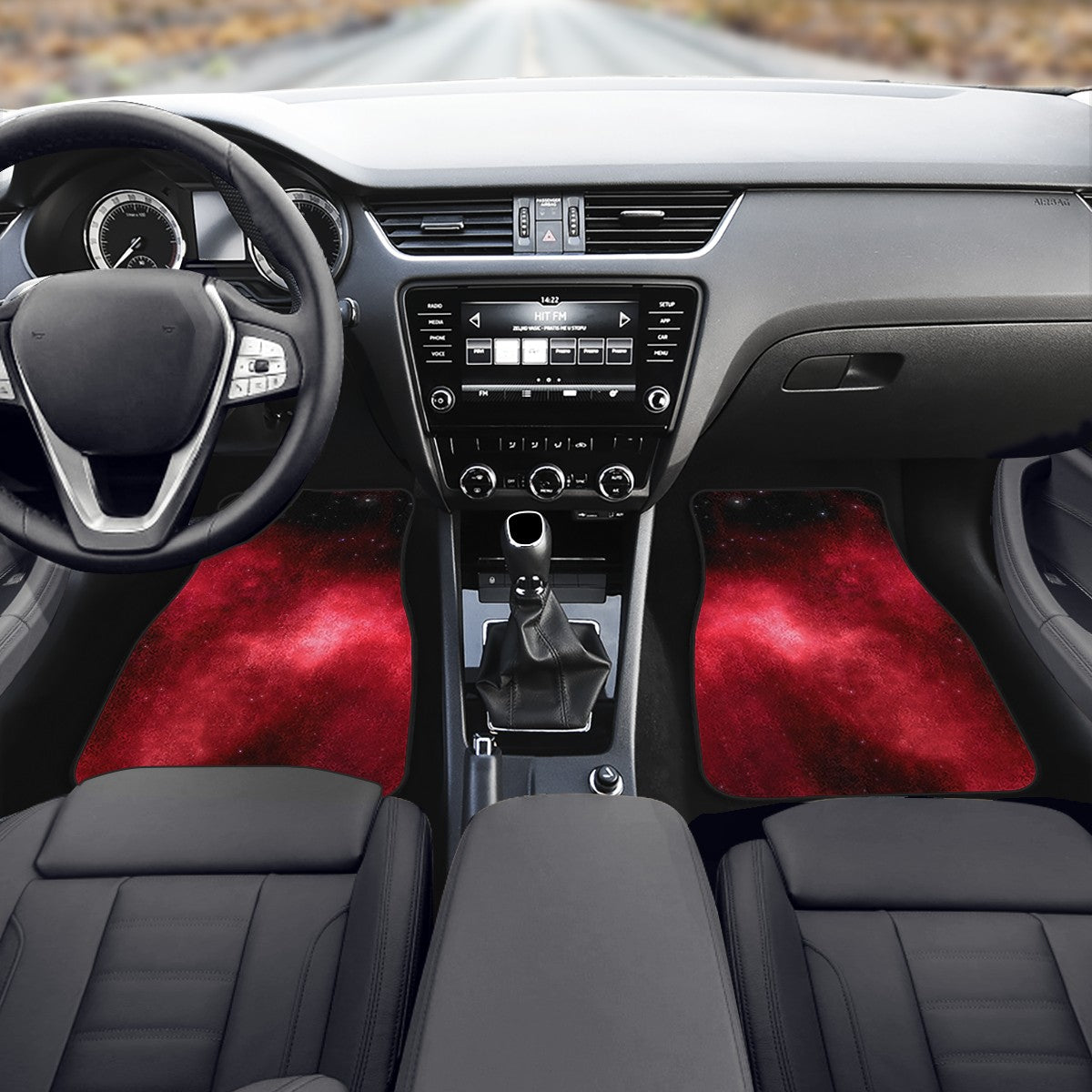 Red Mars Galaxy Car Mats - Set of 2 or 4 Car Floor Mats Car Accessories