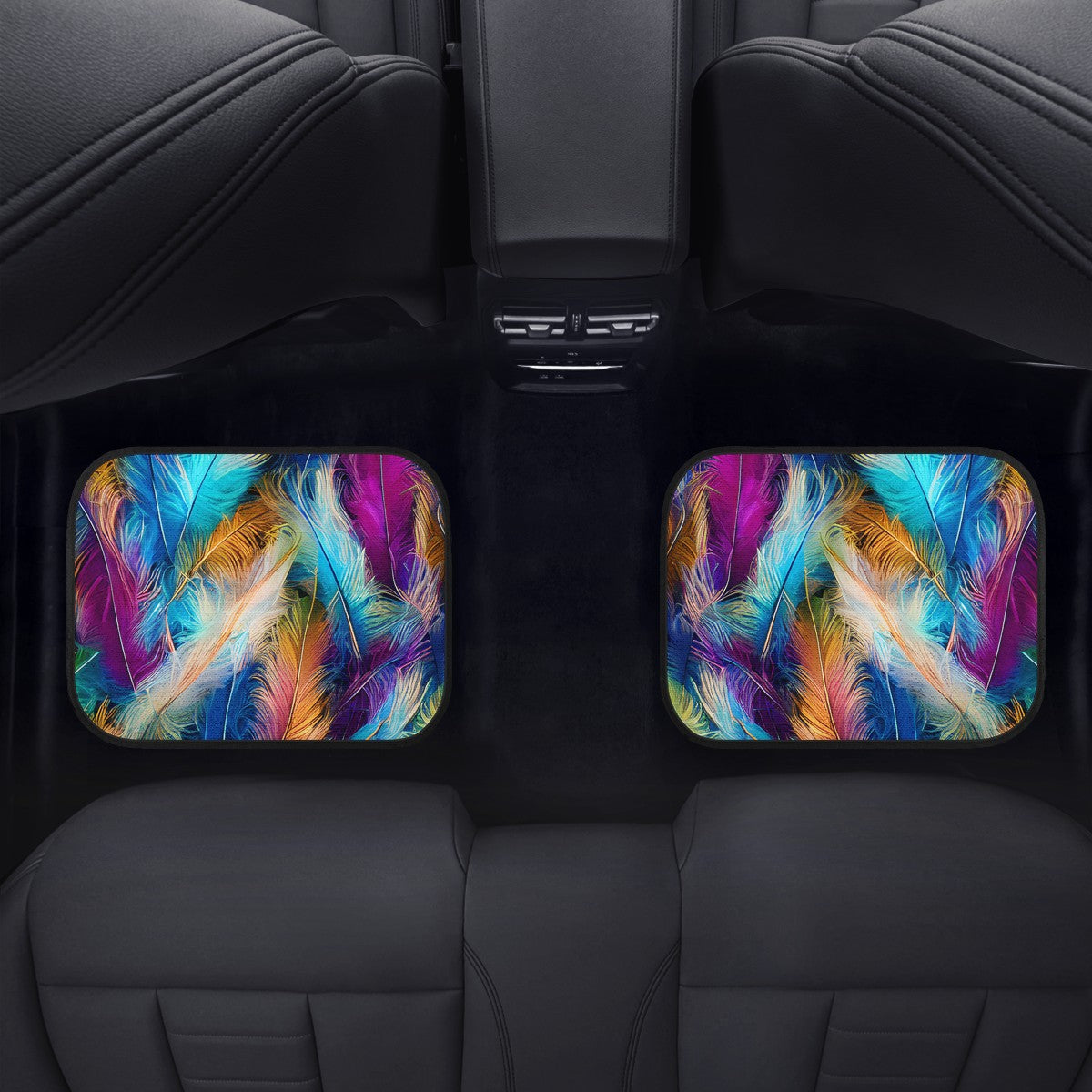 Bright Feathers Car Mats - Set of 2 or 4 Car Floor Mats Car Accessories