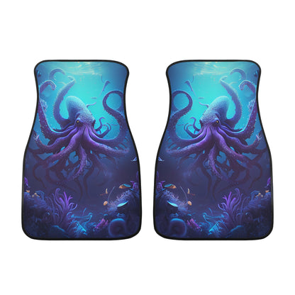 Kraken Sea Monster Car Mats - Set of 2 or 4 Car Floor Mats Car Accessories