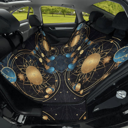 Cosmic Background 7 Car Pet Seat Cover - Waterproof Back Seat Cover Pet Hammock Dog Seat Protector