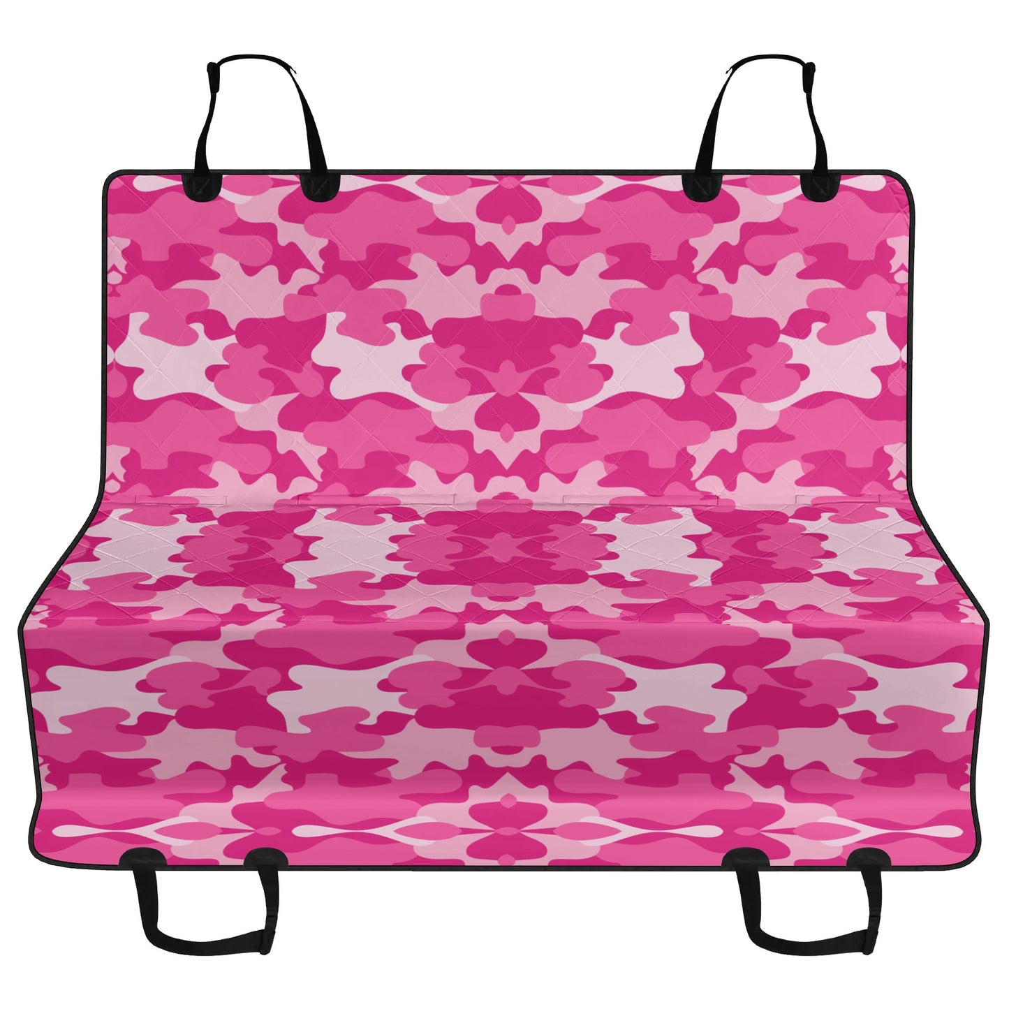 Pink Camo Car Pet Seat Cover - Waterproof Back Seat Cover Pet Hammock Dog Seat Protector