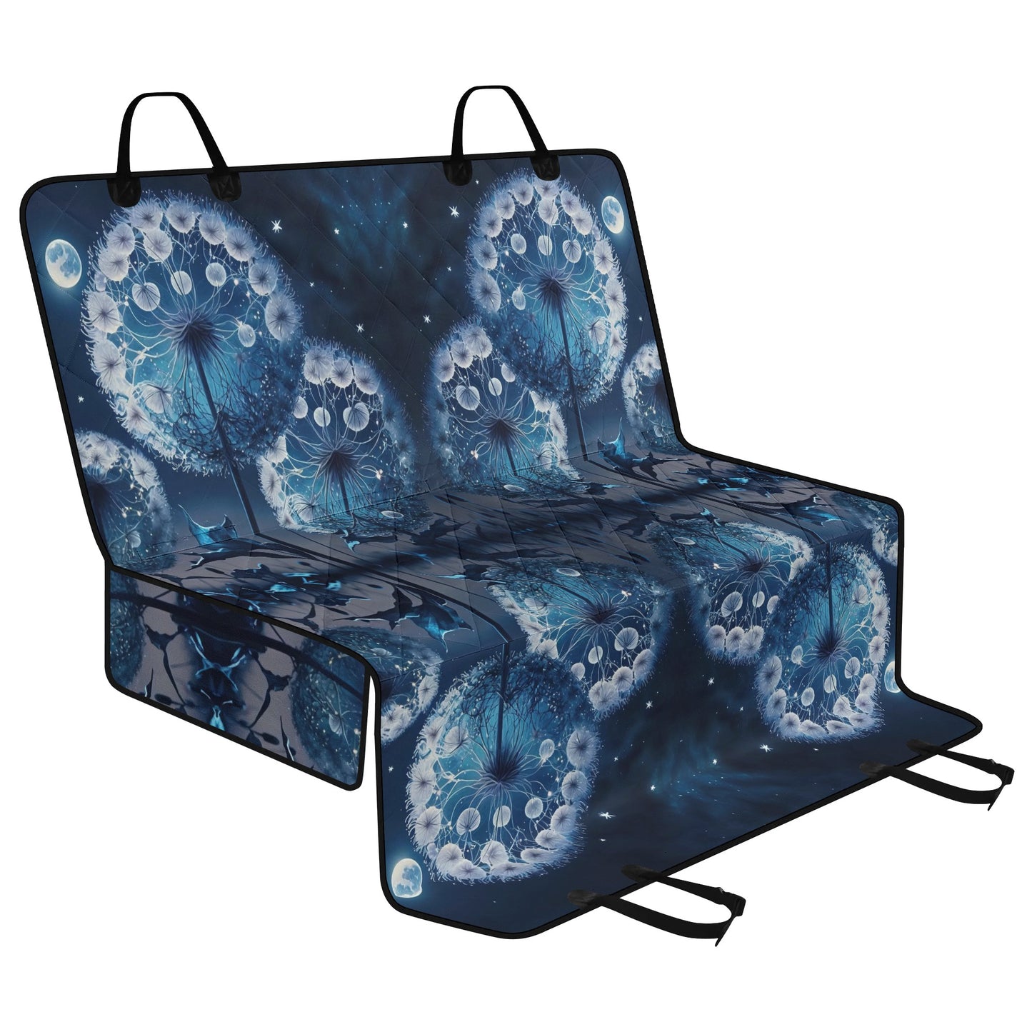 Blue Dandelion Pet Seat Cover - Waterproof Back Seat Cover Pet Hammock Dog Seat Protector