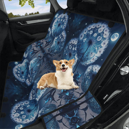 Blue Dandelion Pet Seat Cover - Waterproof Back Seat Cover Pet Hammock Dog Seat Protector