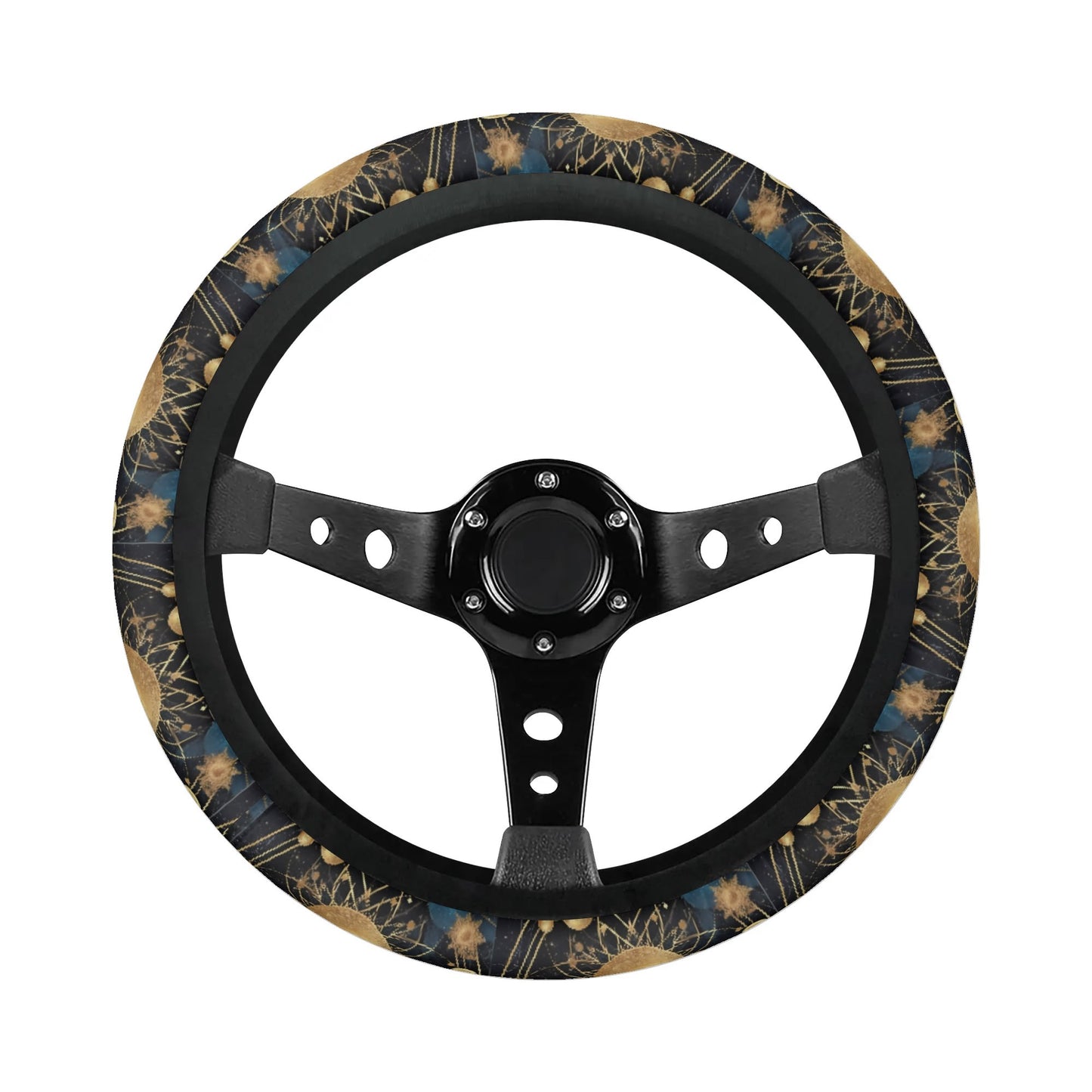 Celestial Planets Moon Car Steering Wheel Cover