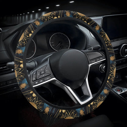 Celestial Planets Moon Car Steering Wheel Cover