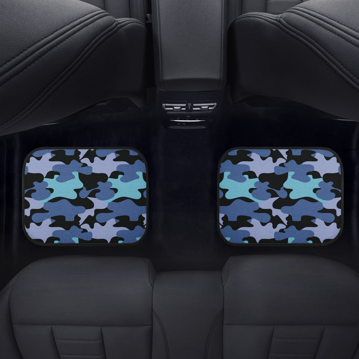 Blue Camo Car Mats - Set of 2 or 4 Car Floor Mats Car Accessories