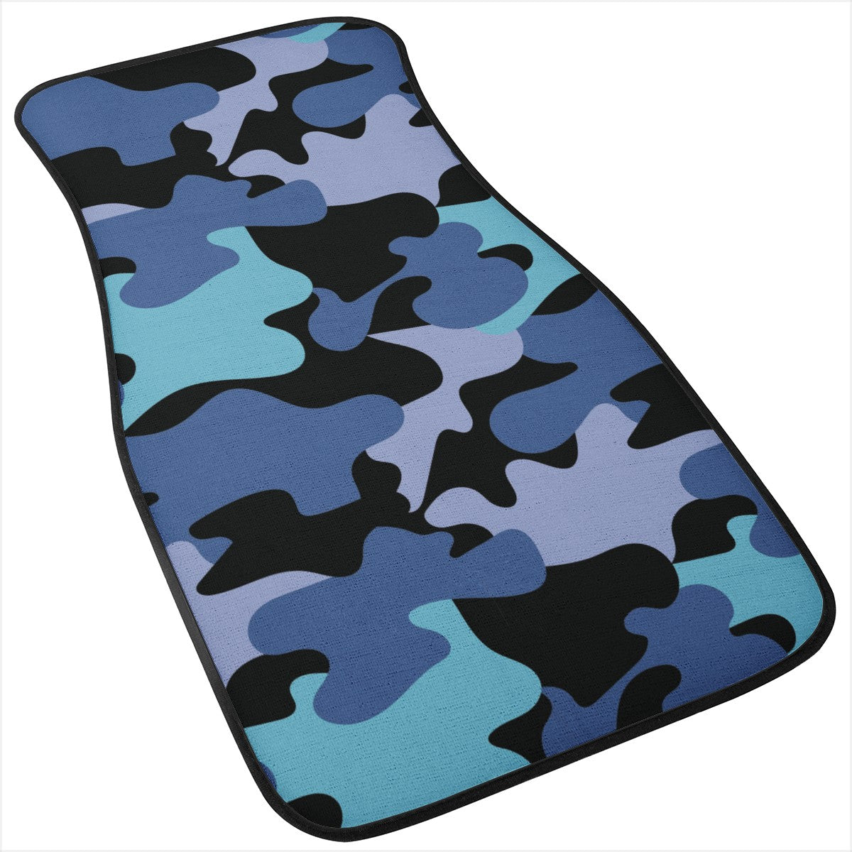 Blue Camo Car Mats - Set of 2 or 4 Car Floor Mats Car Accessories