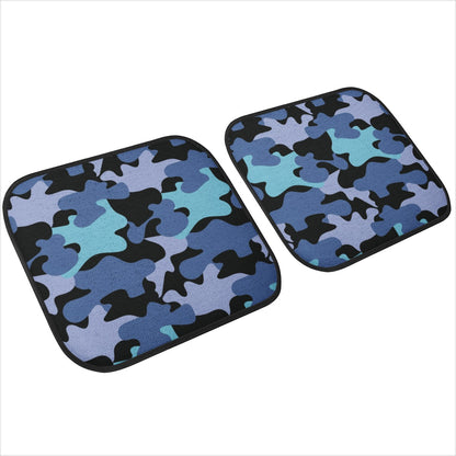 Blue Camo Car Mats - Set of 2 or 4 Car Floor Mats Car Accessories