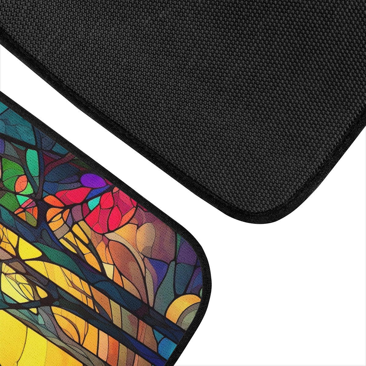 Yellow Tree Stained Glass Car Mats - Set of 2 or 4 Car Floor Mats Car Accessories