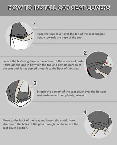 how to install car seat covers