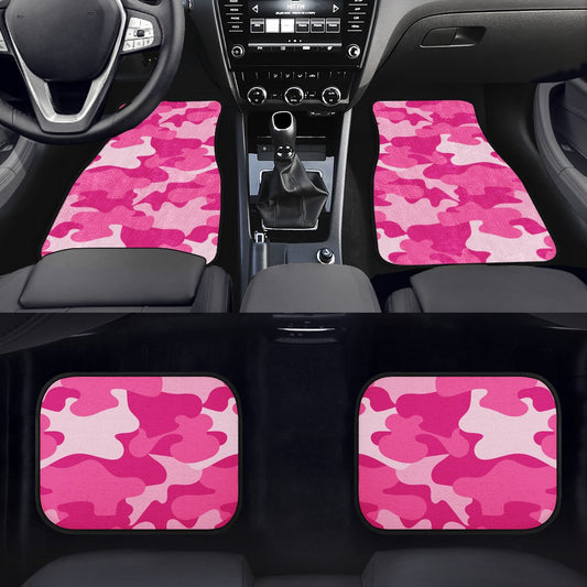 Pink Camo Car Mats - Set of 2 or 4 Car Floor Mats Car Accessories