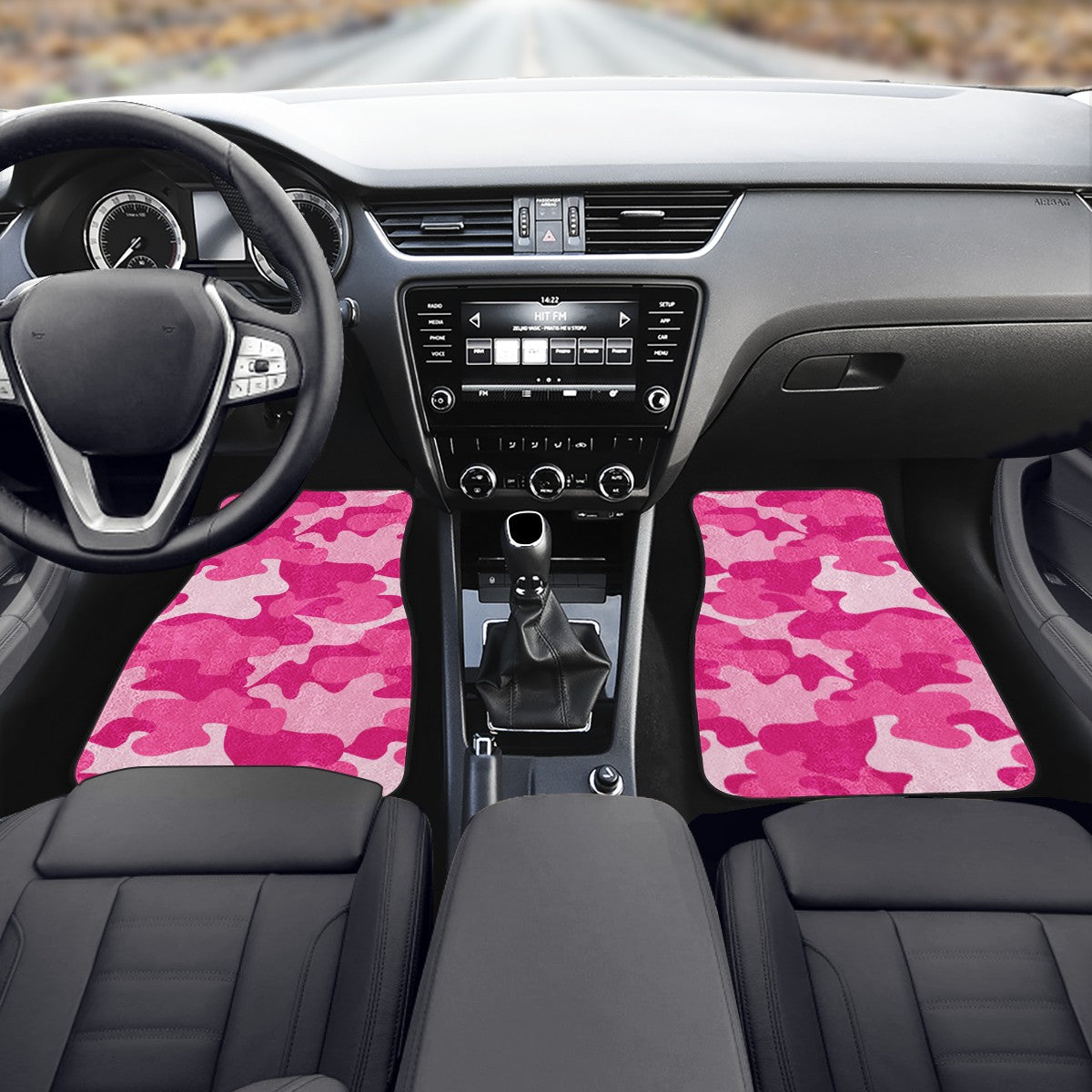 Pink Camo Car Mats - Set of 2 or 4 Car Floor Mats Car Accessories