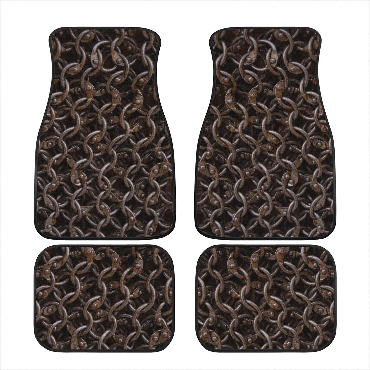 Chain Chain Chains Car Mats - Set of 2 or 4 Car Floor Mats Car Accessories