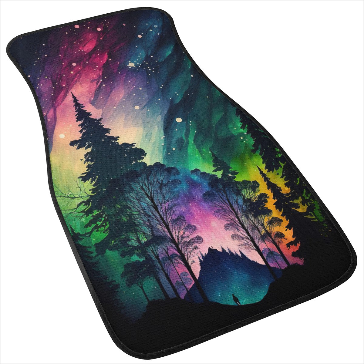 Northern Lights 10 Car Mats  - Set of 2 or 4 Car Floor Mats Car Accessories