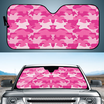 Pink Camo Auto Sun Shade - Car Shade for Vehicle Windscreen Shield Sun Covers