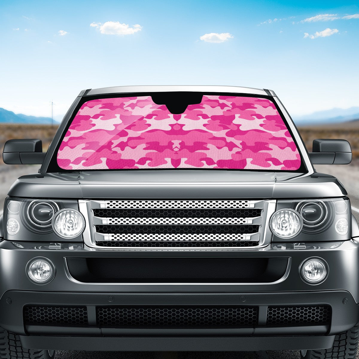 Pink Camo Auto Sun Shade - Car Shade for Vehicle Windscreen Shield Sun Covers